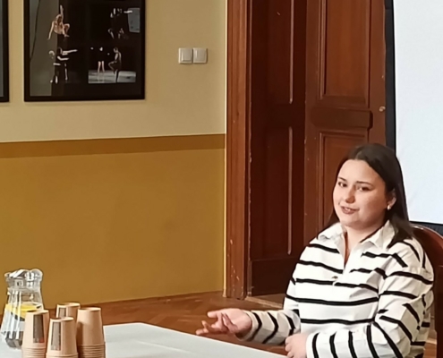 Laureatka w kategorii Ósemka Senior - Amelia Binkowska (IX Liceum Ogólnokształcące)